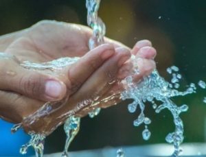 drinking water